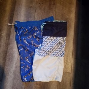 Boys cat and jack swim trunks size 16 xl.....#2